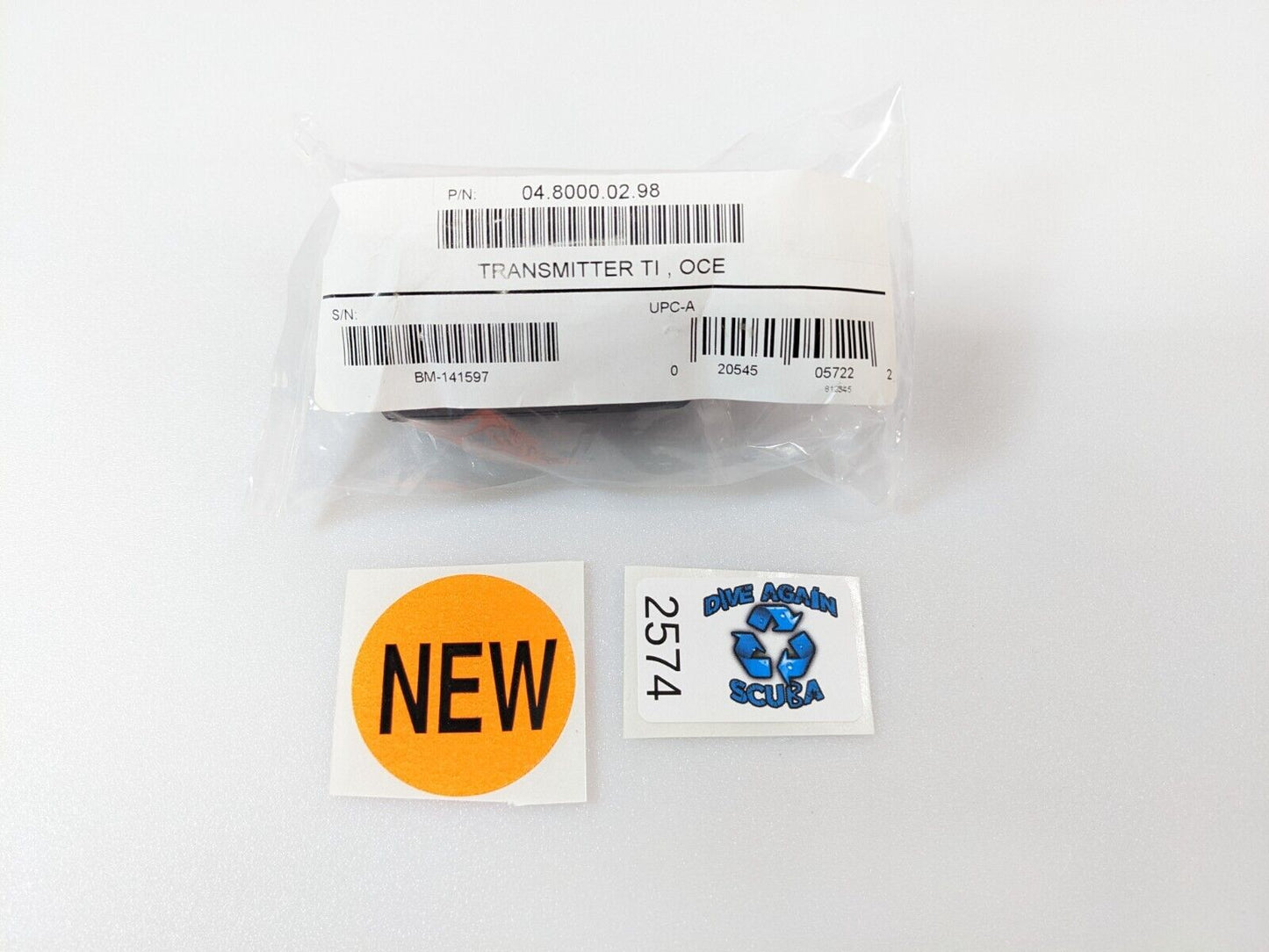 Oceanic Aeris Aqua Lung Shearwater Scuba Dive Wireless Computer Transmitter MH8A