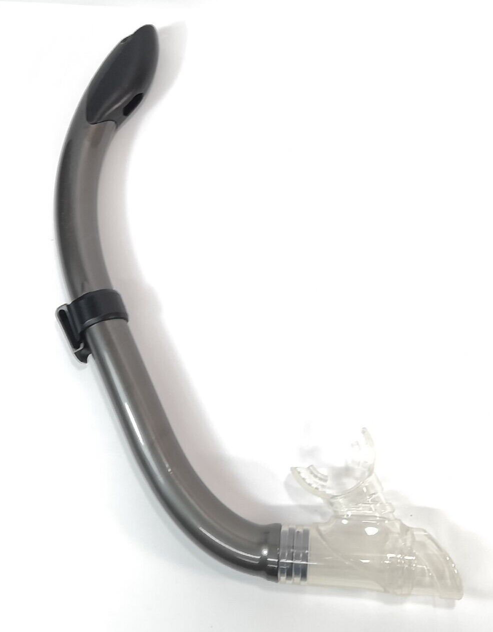 NEW Bare Snorkel Silver Gray Kids Youth Semi Dry Compact Scuba Diving Snorkeling