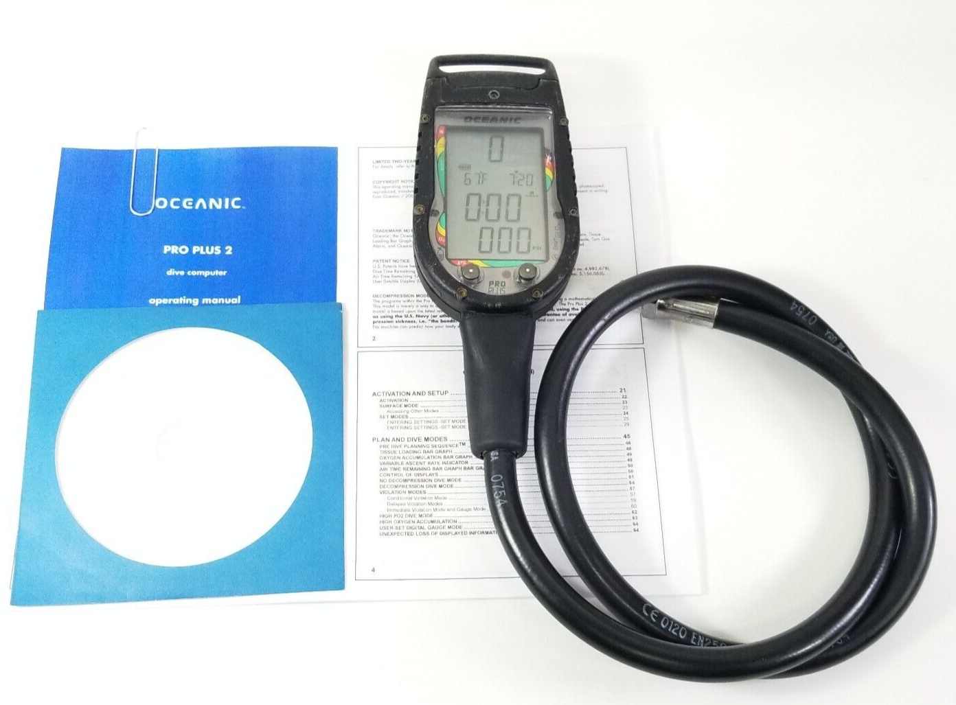 Oceanic Pro Plus 2 SCUBA Dive Air Integrated Computer Air & Nitrox Ready