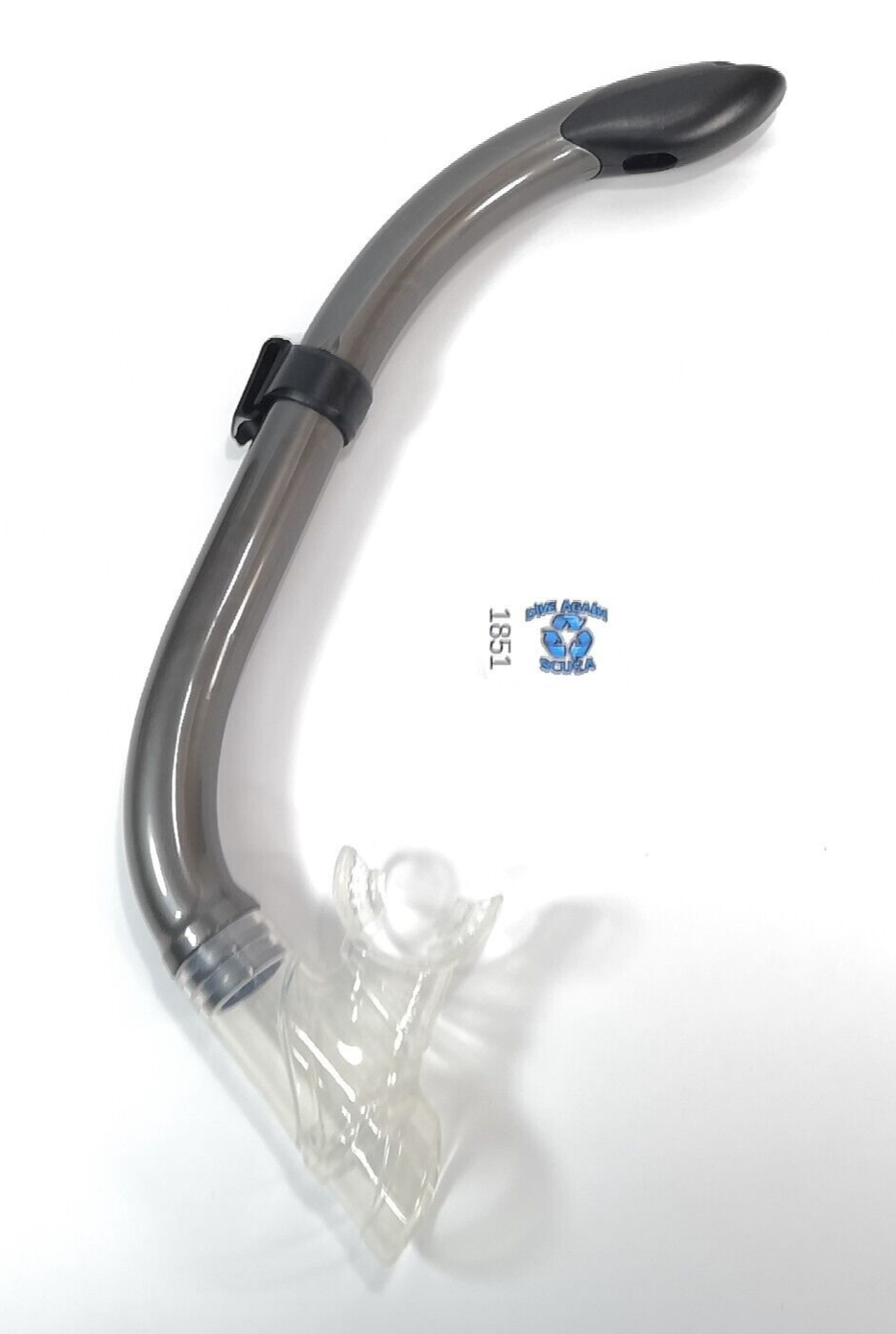 NEW Bare Snorkel Silver Gray Kids Youth Semi Dry Compact Scuba Diving Snorkeling