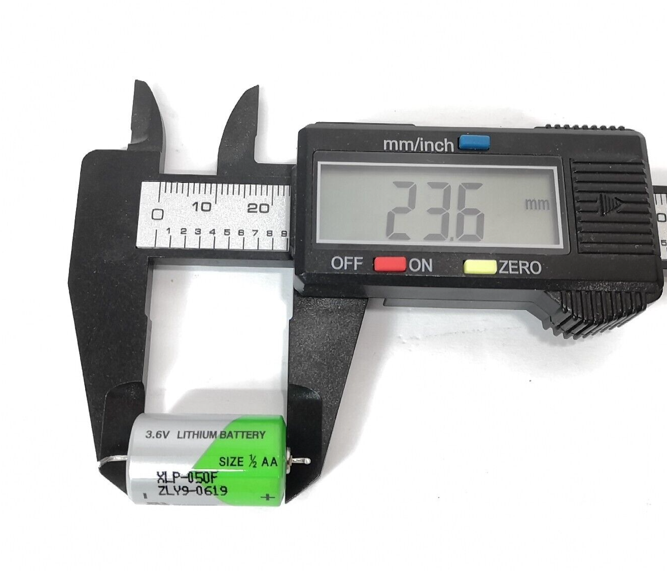 XENO XLP-050F BATTERY 1/2 AA 3.6V LITHIUM  XLP050F + Axial Pins ER14250, LS14250