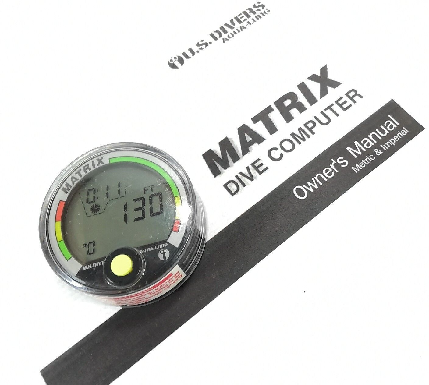US Divers / Aqua Lung Matrix Scuba Dive Diving Computer Puck Module with Manual
