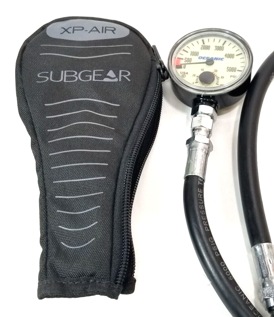 Subgear XP-Air Padded Scuba Dive Pressure Gauge SPG or Console Computer Case
