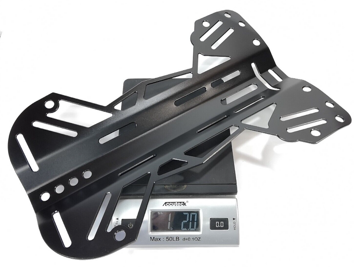 Aluminum Backplate Tech Scuba Dive Side Mount, BCD Single Tank Adapter, Doubles