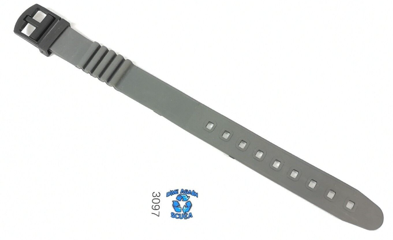 Elastomer Wrist Strap For Suunto SK-7, SK-8, SM-16 Scuba Diving Compass Black