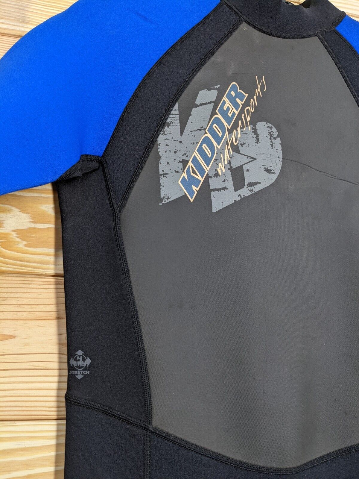 Kidder 3mm Blue / Black Shorty Size Youth Large Scuba Dive WetSuit  NICE!!