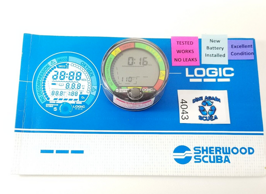 Sherwood Logic Puck Scuba Dive Diving Computer Module Air & Nitrox MINT!   #4043