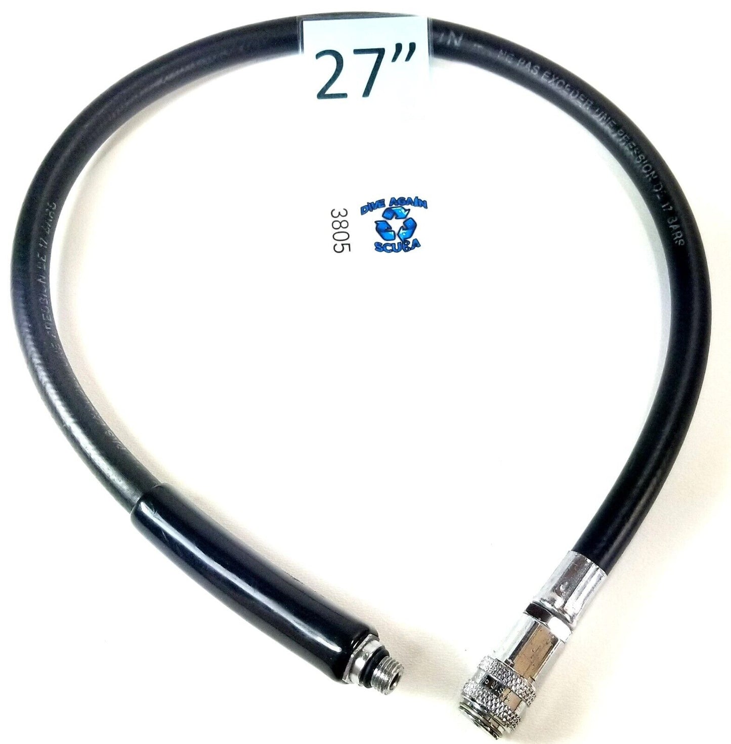 Oceanic Air XS Inflator Hose SeaQuest Air Source Ocean Reef masks 27" Scuba 3805