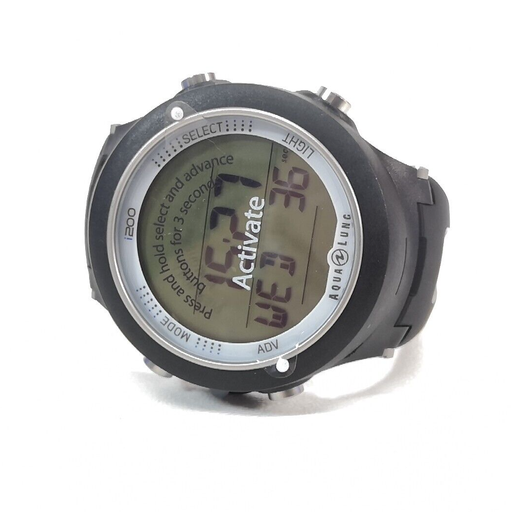 Aqua Lung i200 Wrist Watch Scuba Computer Air, Nitrox Free Dive, Gauge Modes LED
