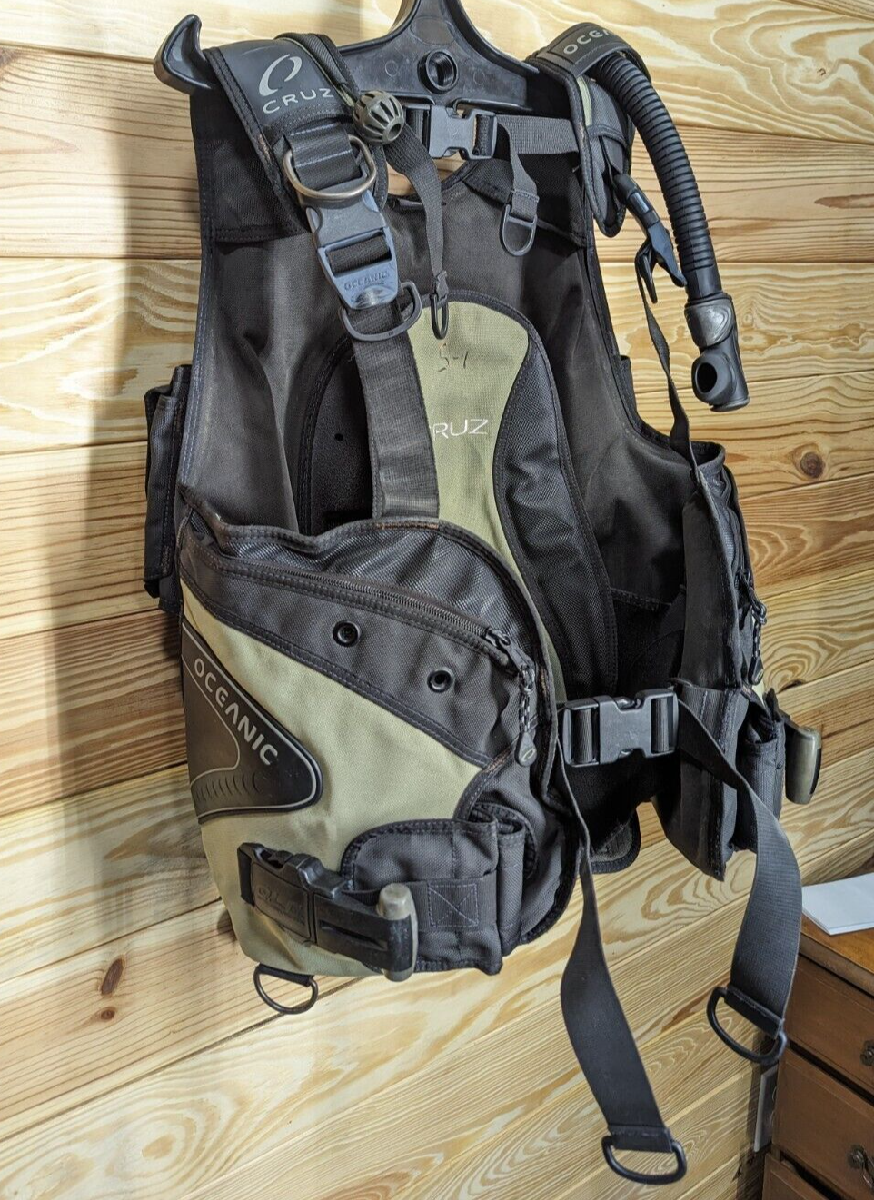 Oceanic Cruz Scuba Dive Weight Integrated BCD BC Size Small, SM, S AIR TIGHT