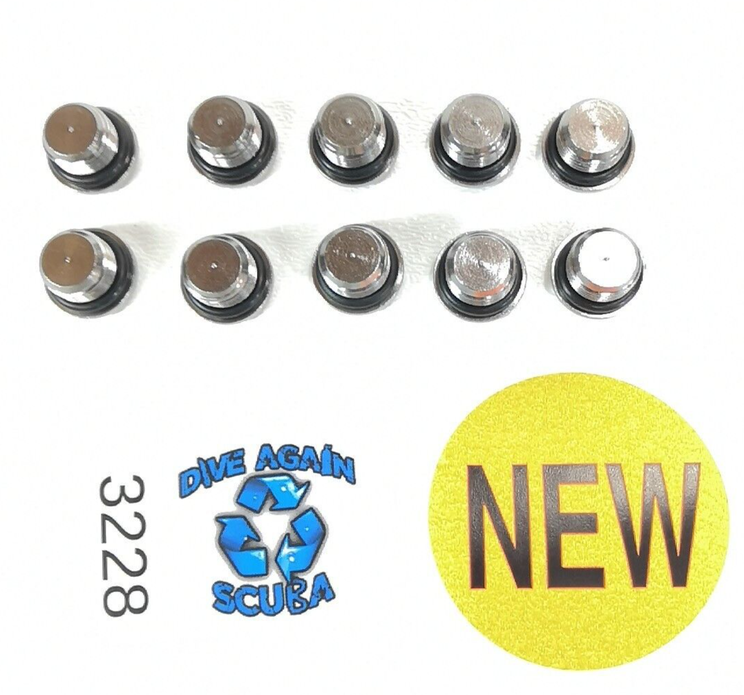 10x NEW 3/8" 1st Stage Regulator Low Pressure LP Port Plug Scuba Dive #3228