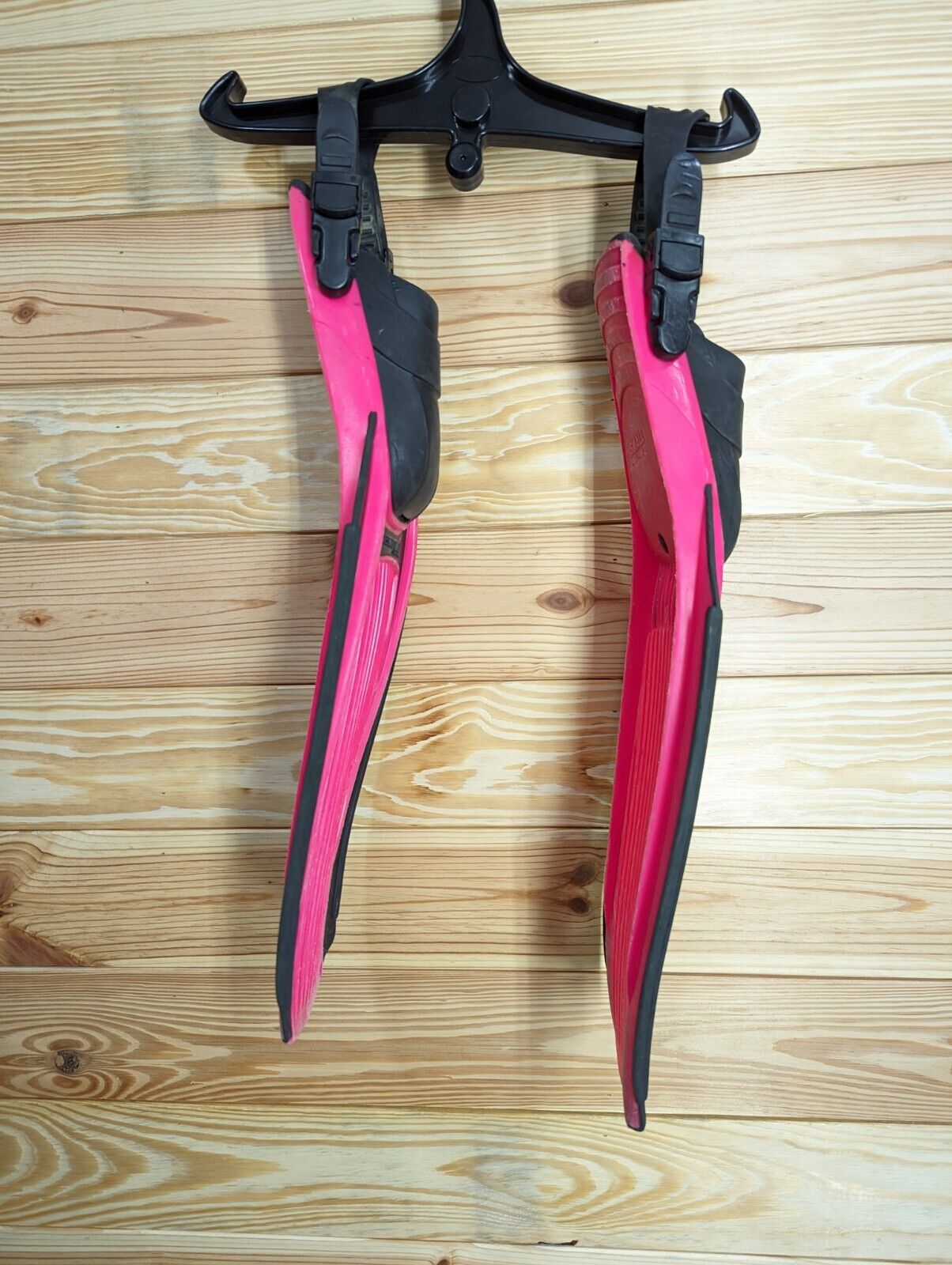 Pink US Divers Aqua Lung Blades Open Heel Scuba Dive Snorkel Fins Flippers Small