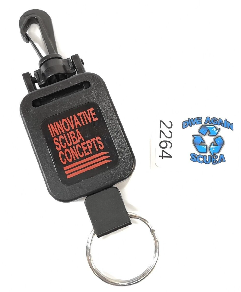 30" Innovative Scuba Concepts Retractor Dive Console Computer Retracter    #2264