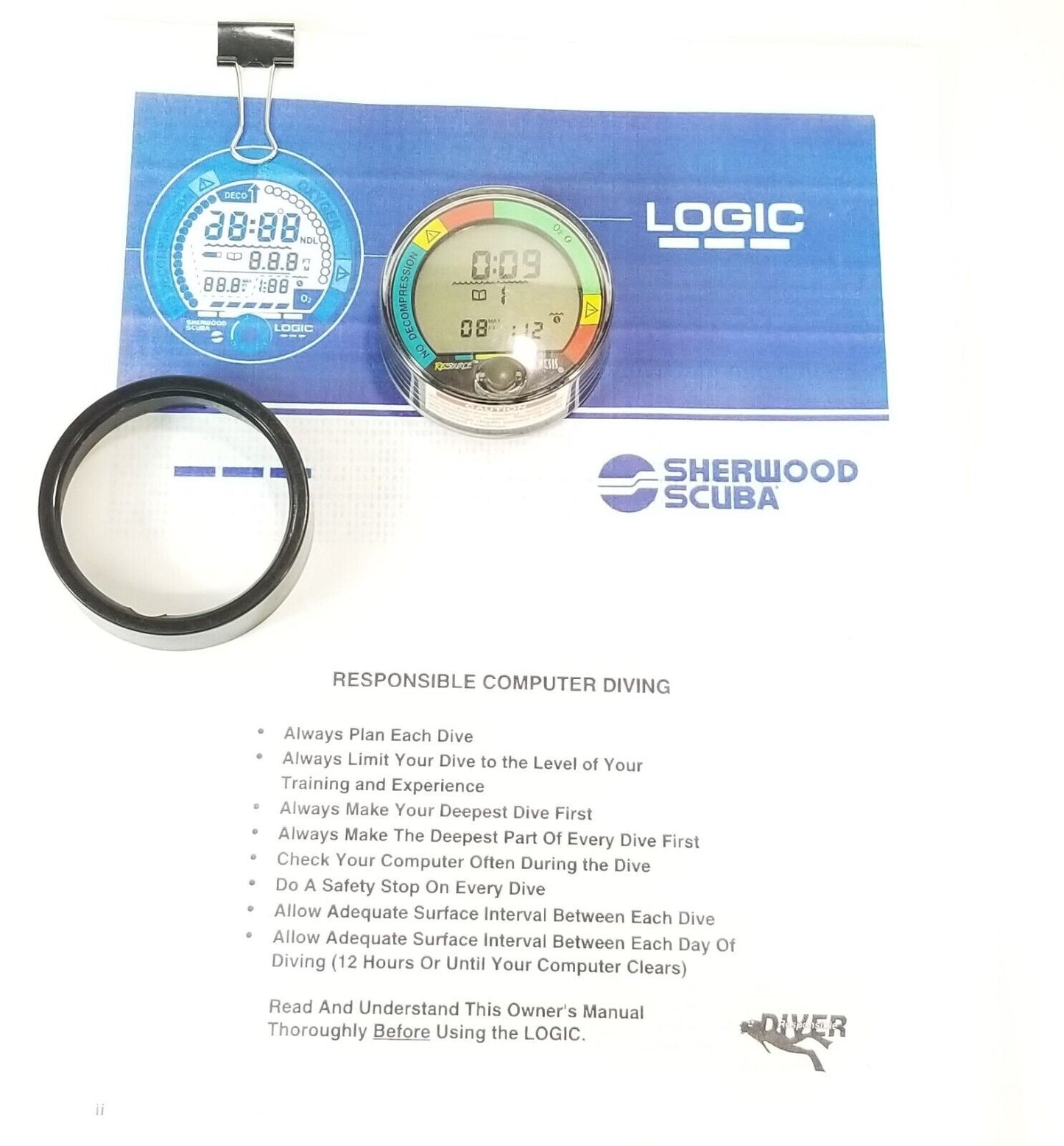 Genesis Resource Nx Puck Scuba Dive Diving Computer Module Air & Nitrox