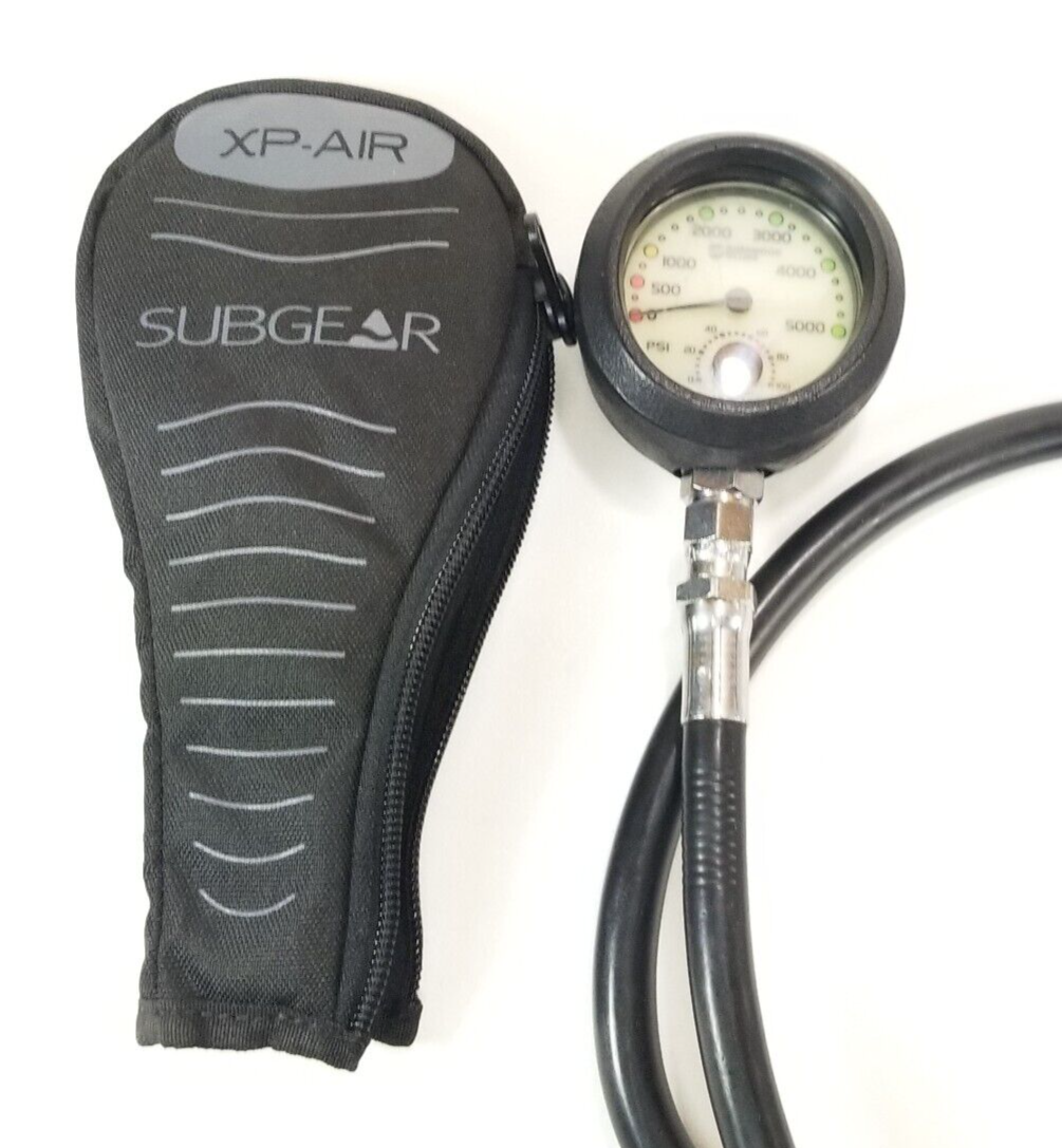Subgear XP-Air Padded Scuba Dive Pressure Gauge SPG or Console Computer Case