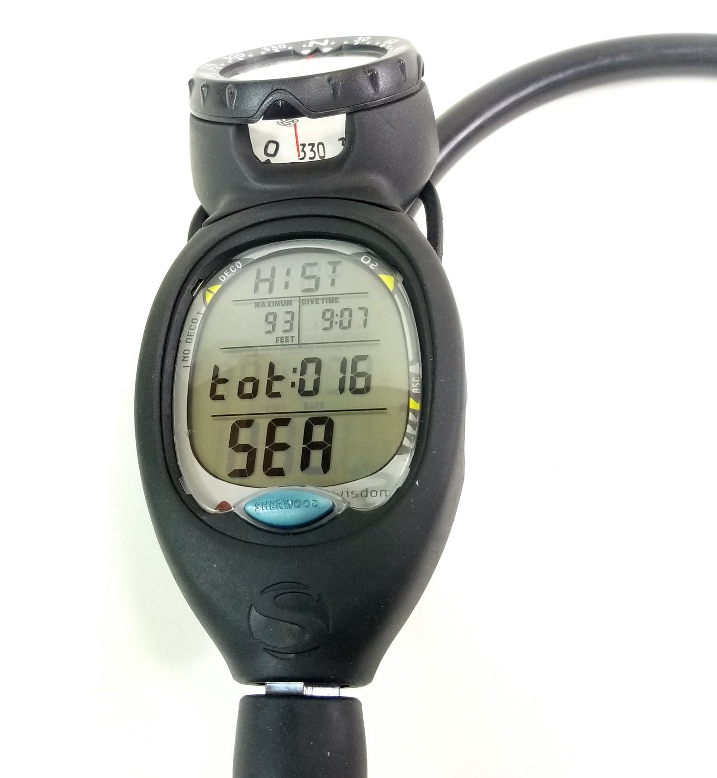 Sherwood WISDOM 2 Air Integrated Scuba Dive Air & Nitrox Computer + Compass