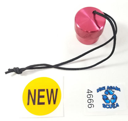 Aluminum DIN 1st Stage Cap Dust Cover Portable Threaded Scuba Dive Metal0