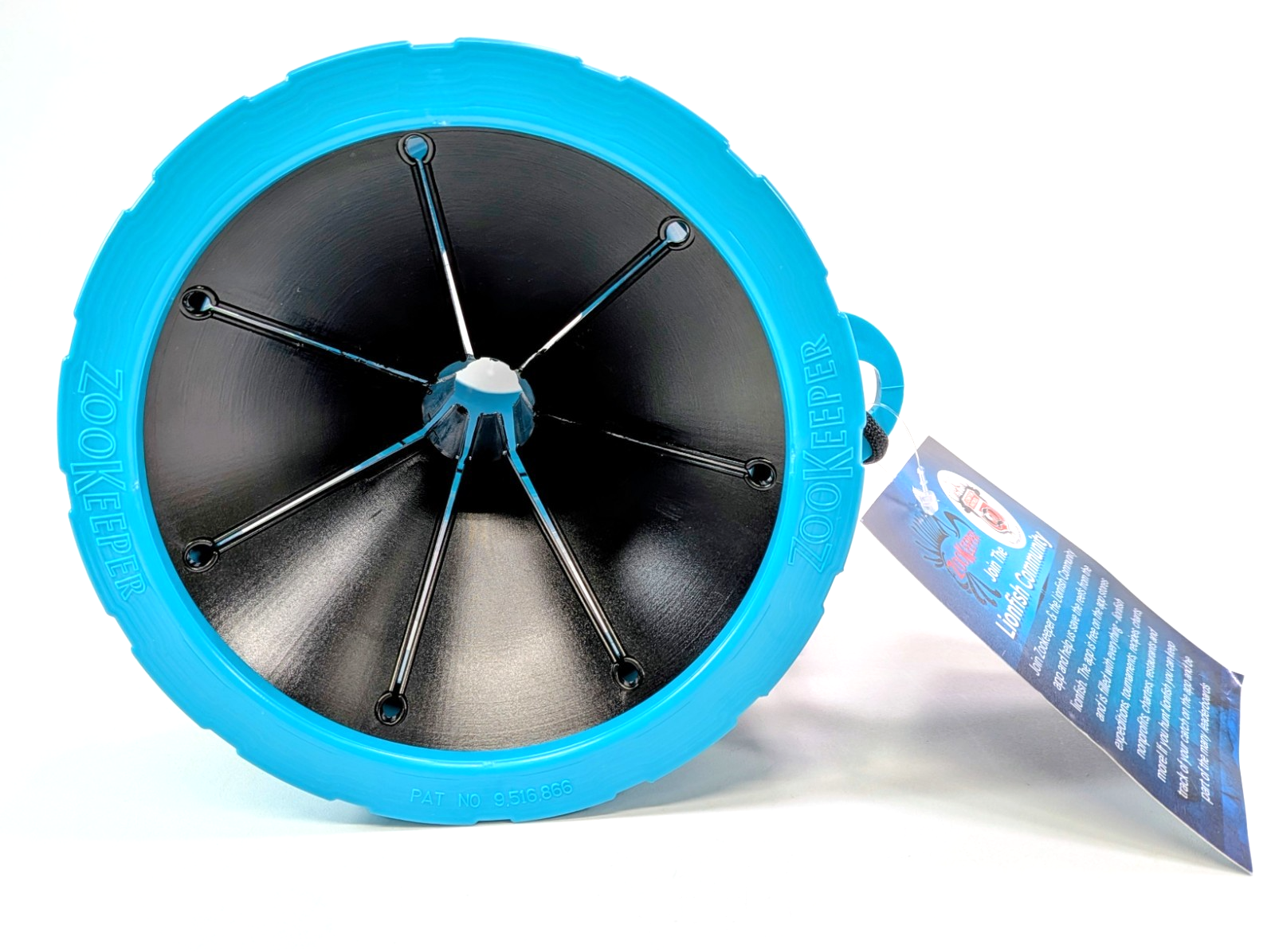 ZooKeeper 12" Lionfish & Marine Debris Containment Unit Teal Scuba Dive Locker8