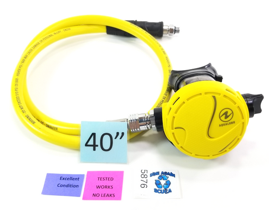 Aqua Lung Calypso Titan Octo Octopus Scuba Dive 2nd Stage Regulator Yellow #58760