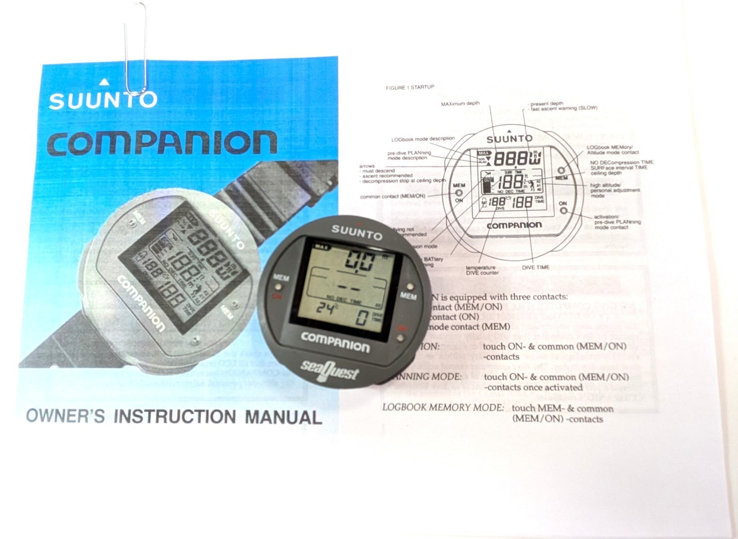 Suunto SeaQuest Companion Metric Scuba Dive Computer Puck Module (Fusion)1