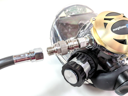 QD Quick Disconnect Hose 2 Piece Adapter Ocean Reef Full Face Scuba Diving Mask5