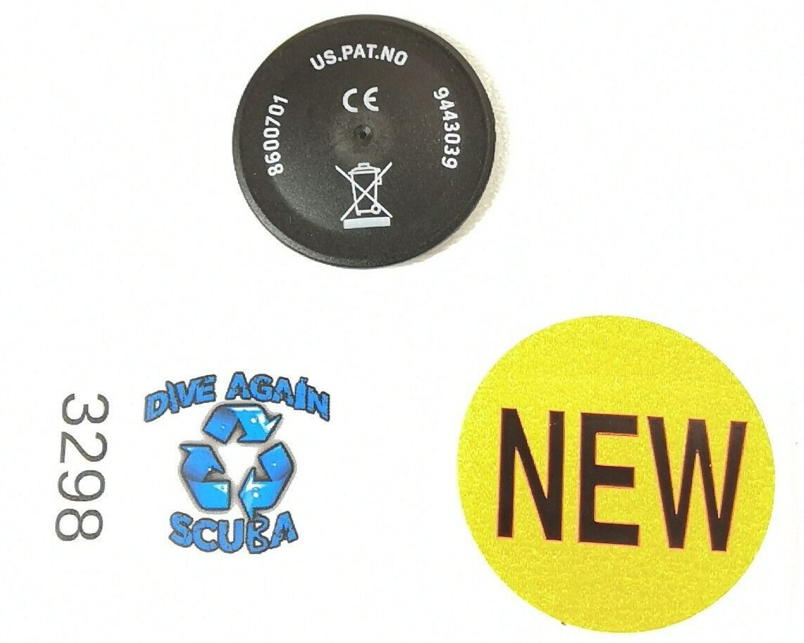 Aeris A100, A300 XT, A300ai Atmos Dive Computer Battery Hatch Cover Door Scuba0