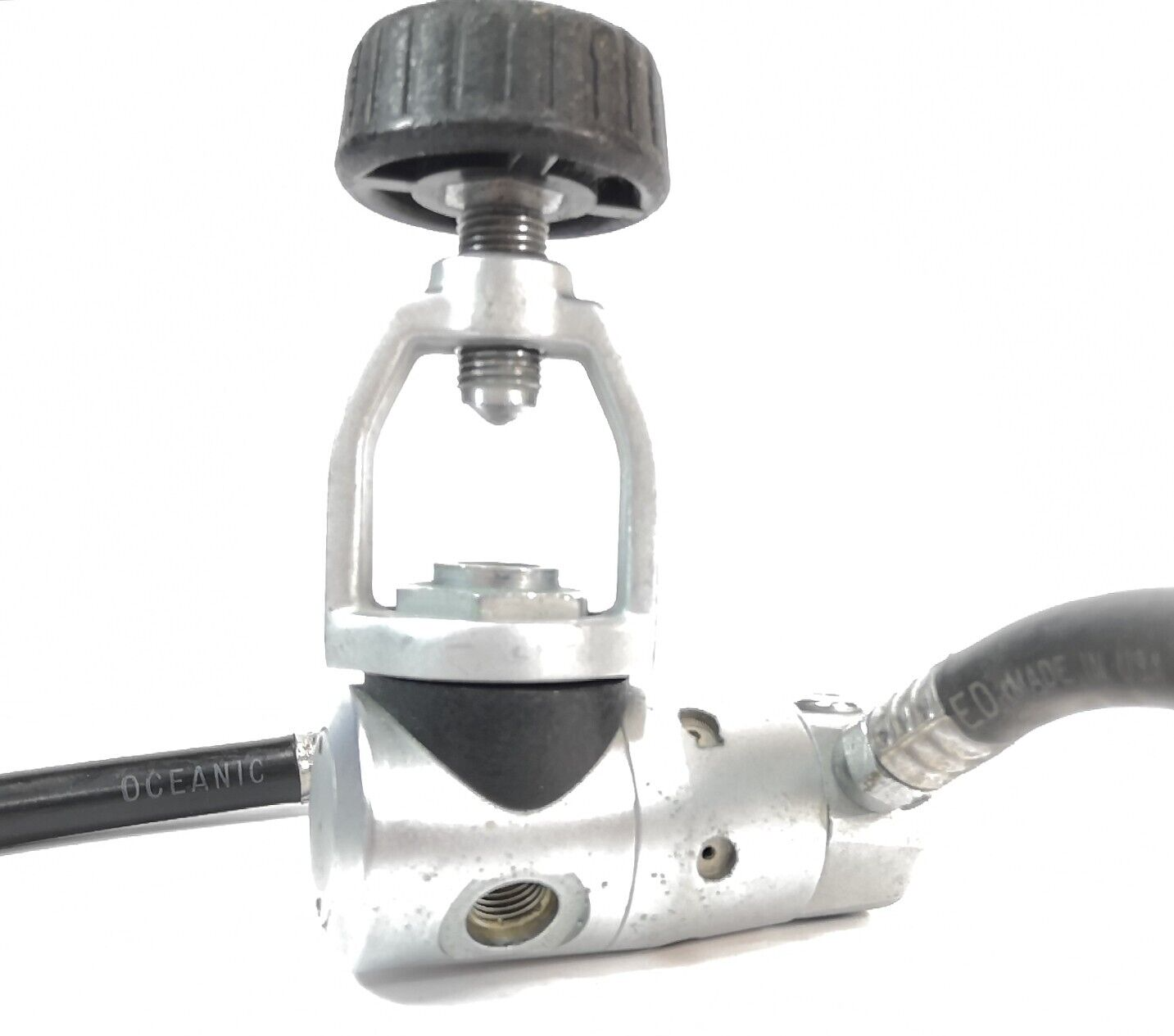 Oceanic Omega 1st First Stage Yoke Scuba Dive Diving Regulator + Inflator Hose3