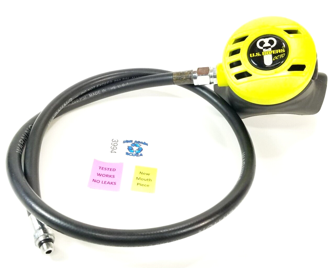 US Divers - Aqua Lung Conshelf Octo Octopus 2nd Stage Scuba Dive Regulator #39941