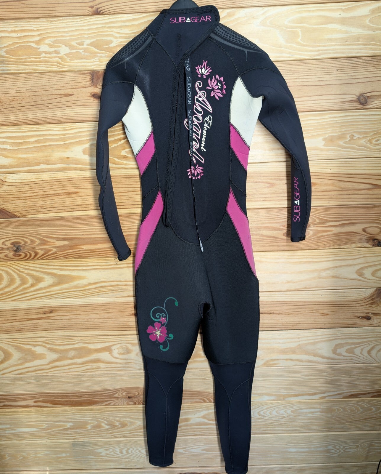 Sub Gear Women's 3mm Full Wetsuit Scuba, Dive, Surf Wet Suit Size Small, 38, 61