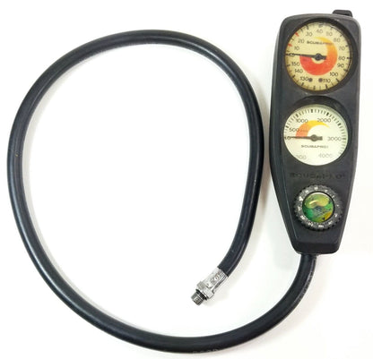 Scubapro Scuba Dive 2 Gauge Console 5000 SPG Pressure Gauge 150ft Depth    #5029