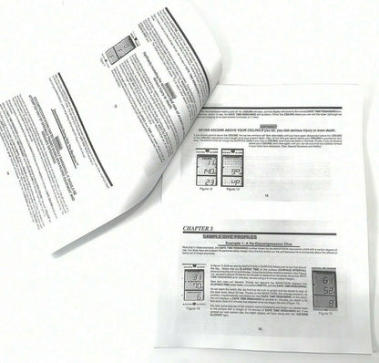 Orca Marathon, Skinny Dipper, Mark II Scuba Dive Computer Printed Manual5