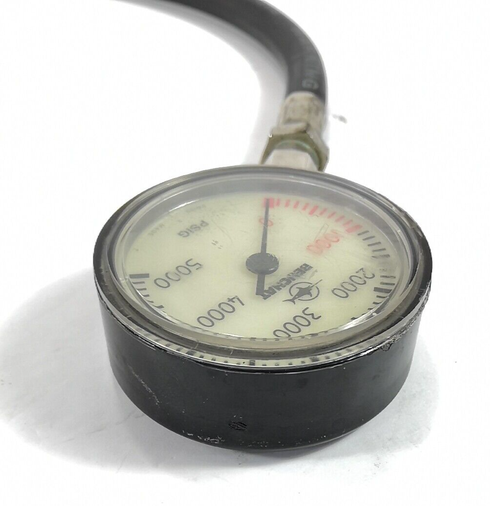 Beuchat 5000 PSI SPG Submersible Pressure Gauge 5,000 Scuba (Oceanic)      #13897