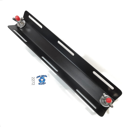 Aluminum Black Single Tank Adapter Scuba Tech Dive Backplate + Hardware 2mm 22720