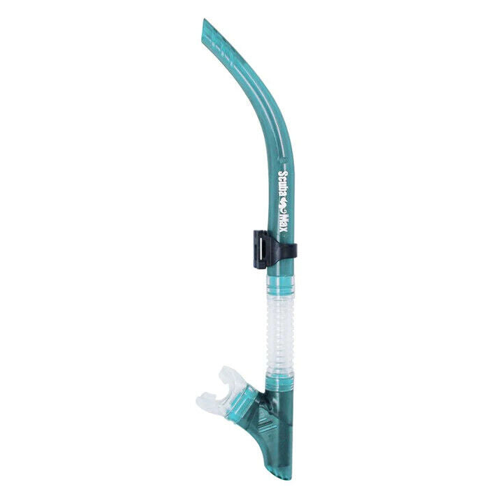 NEW ScubaMax Air Supply Pro Snorkel Semi Dry Purge Adult Scuba Diving SK-205