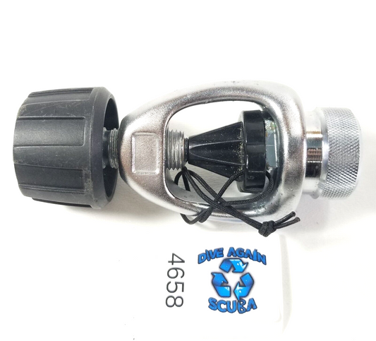 Scubapro Scuba Dive Standard 1st Stage Spin-On DIN to Yoke Adapter Converter