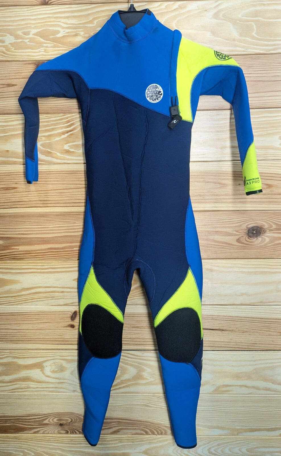Rip Curl FlashBomb Pro Kids Youth 4mm 3mm Full Wetsuit Scuba Dive Surf Size 100