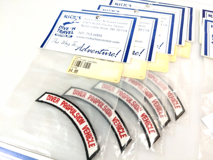 10x Scuba Dive Iron On Patch Lot Set Drift, Cavern Diver Buoyancy Specialist1