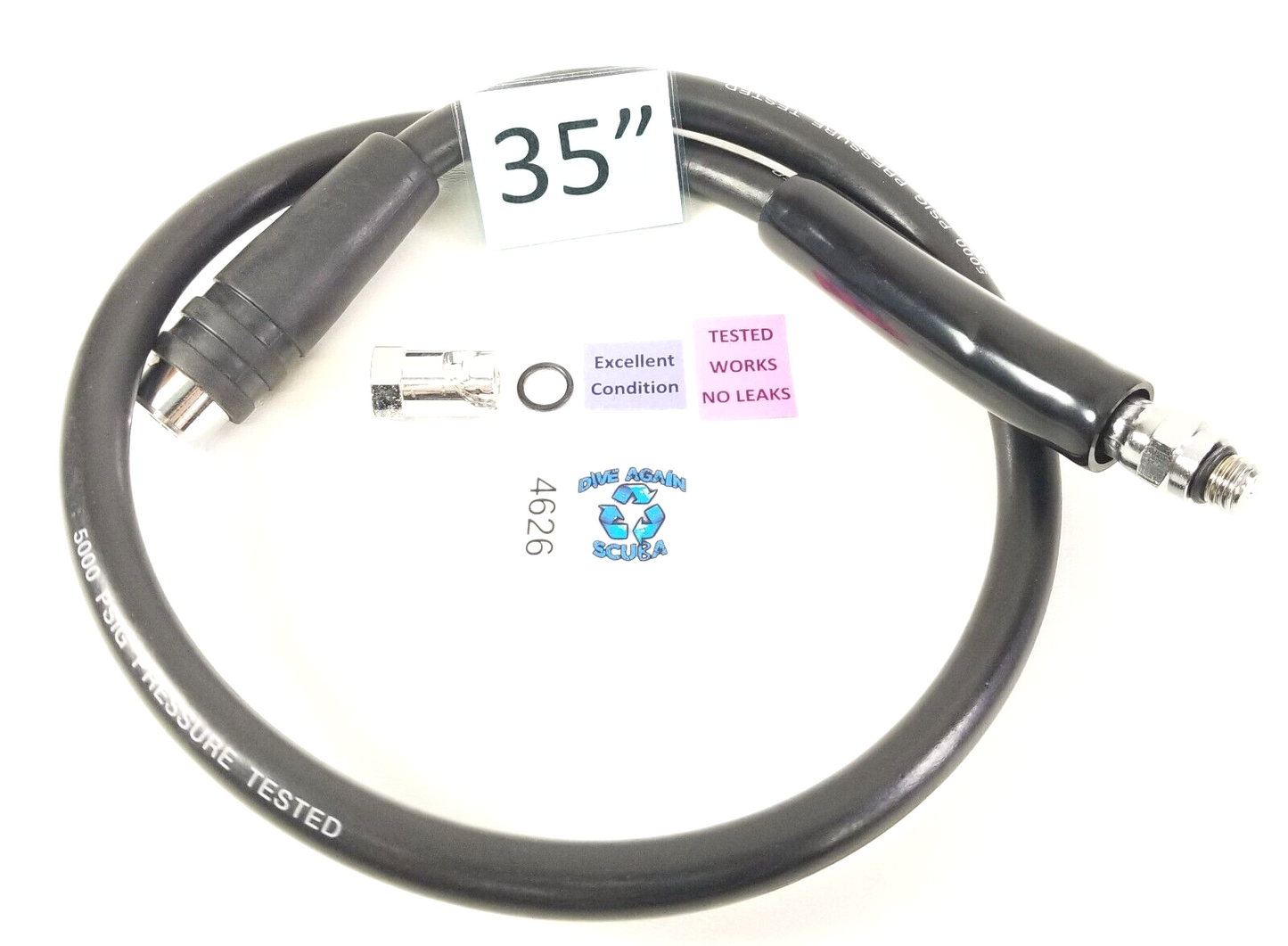 Oceanic Pro Plus X 2 3 4 SCUBA Diving COMPUTER QUICK DISCONNECT QD HP HOSE Aeris