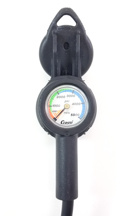 Cressi Compact 3 Gauge Console 5000 PSI, SPG, 250 Depth Gauge Compass Scuba Dive6