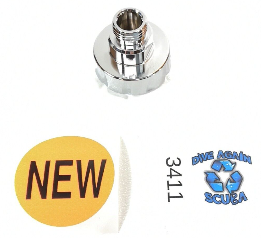 Poseidon Jetstream / Odin 2nd Stage Regulator Hose Adapter - AC980 XS Scuba Dive0