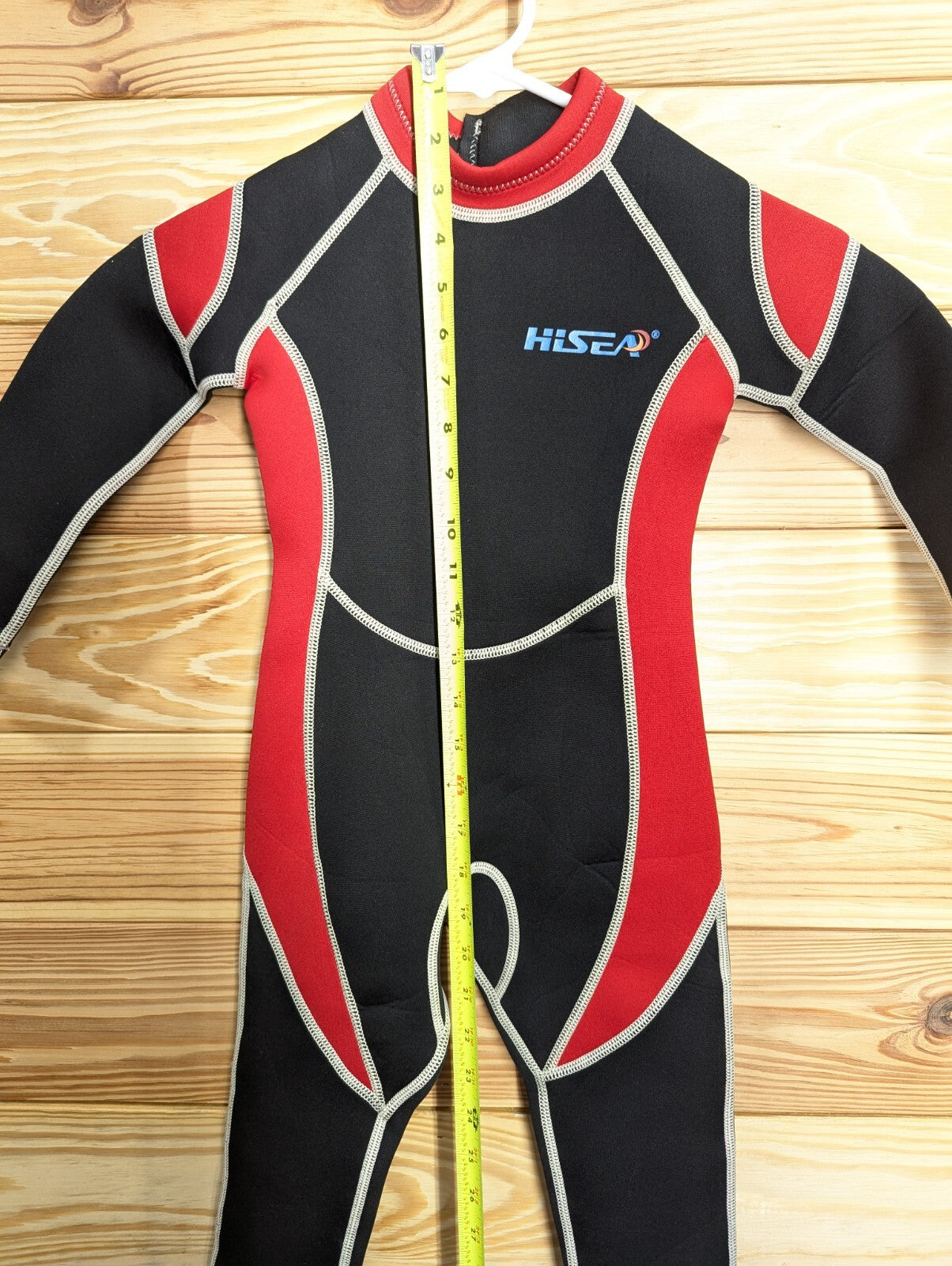 HiSea Full Red Kids Children's 2.5mm Wetsuit Scuba Dive Snorkel Size 4 Girl Boy19