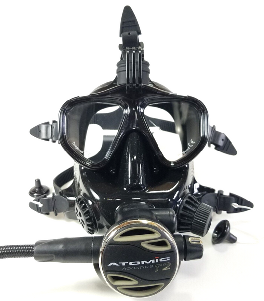 Atomic Full Face Scuba Dive Mask Fits Most 2nd Stage Regulators Z2 B2 T2 T3 ST1