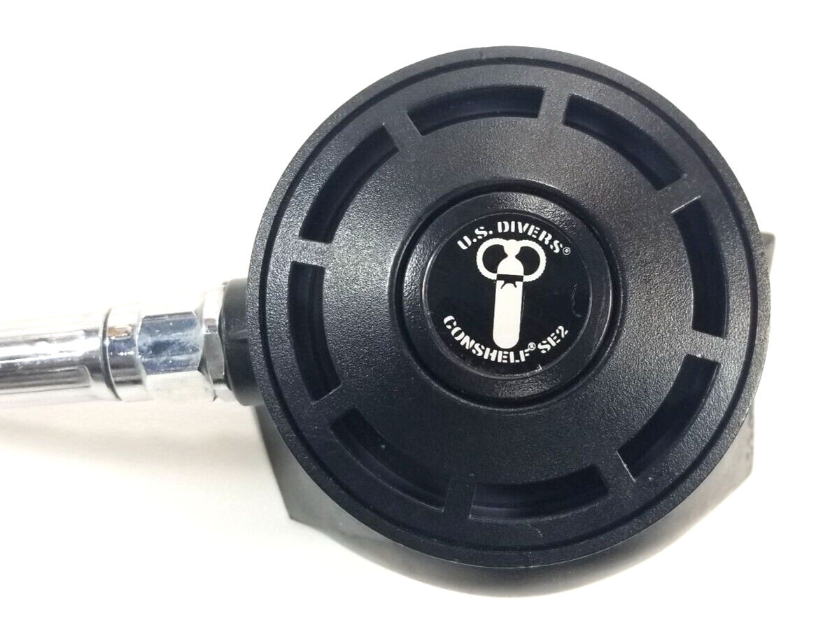 US Divers - Aqua Lung Conshelf SE2 1st & 2nd Stage Scuba Dive Regulator Set Yoke3