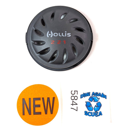 Hollis 221 Diaphragm Front Cover Purge Button 2nd Stage Regulator Scuba Dive0