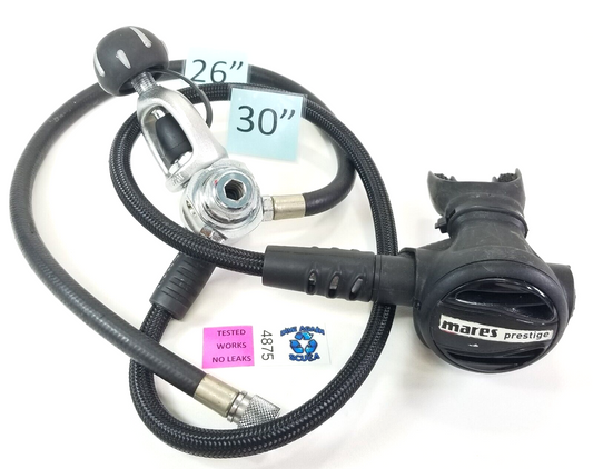 Mares Prestige X15 Scuba Dive Regulator Set Yoke 1st Stage, Primary 2nd