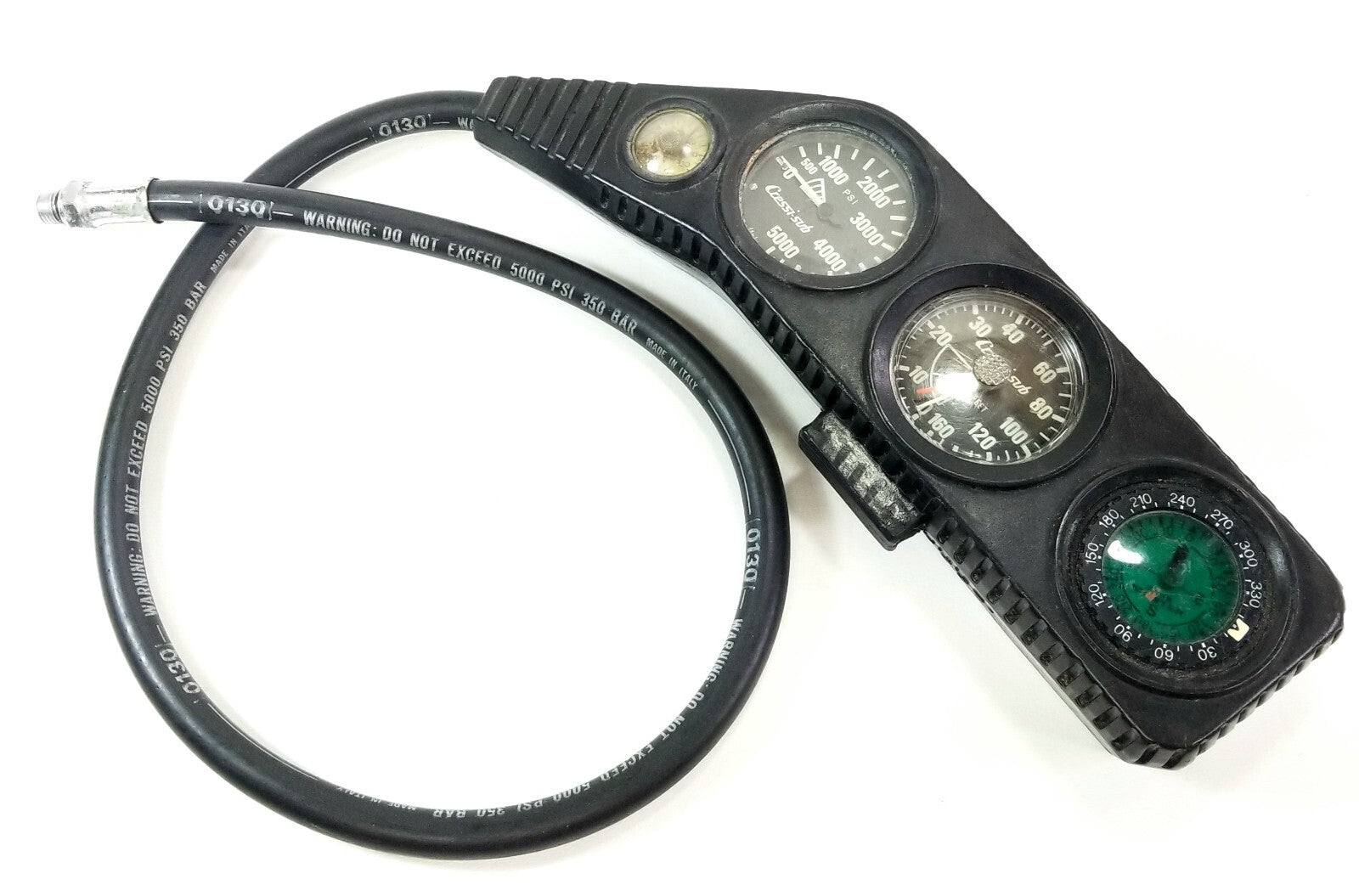Cressi Scuba Dive 3 Gauge Complete Console Pressure SPG, Depth, Compass5