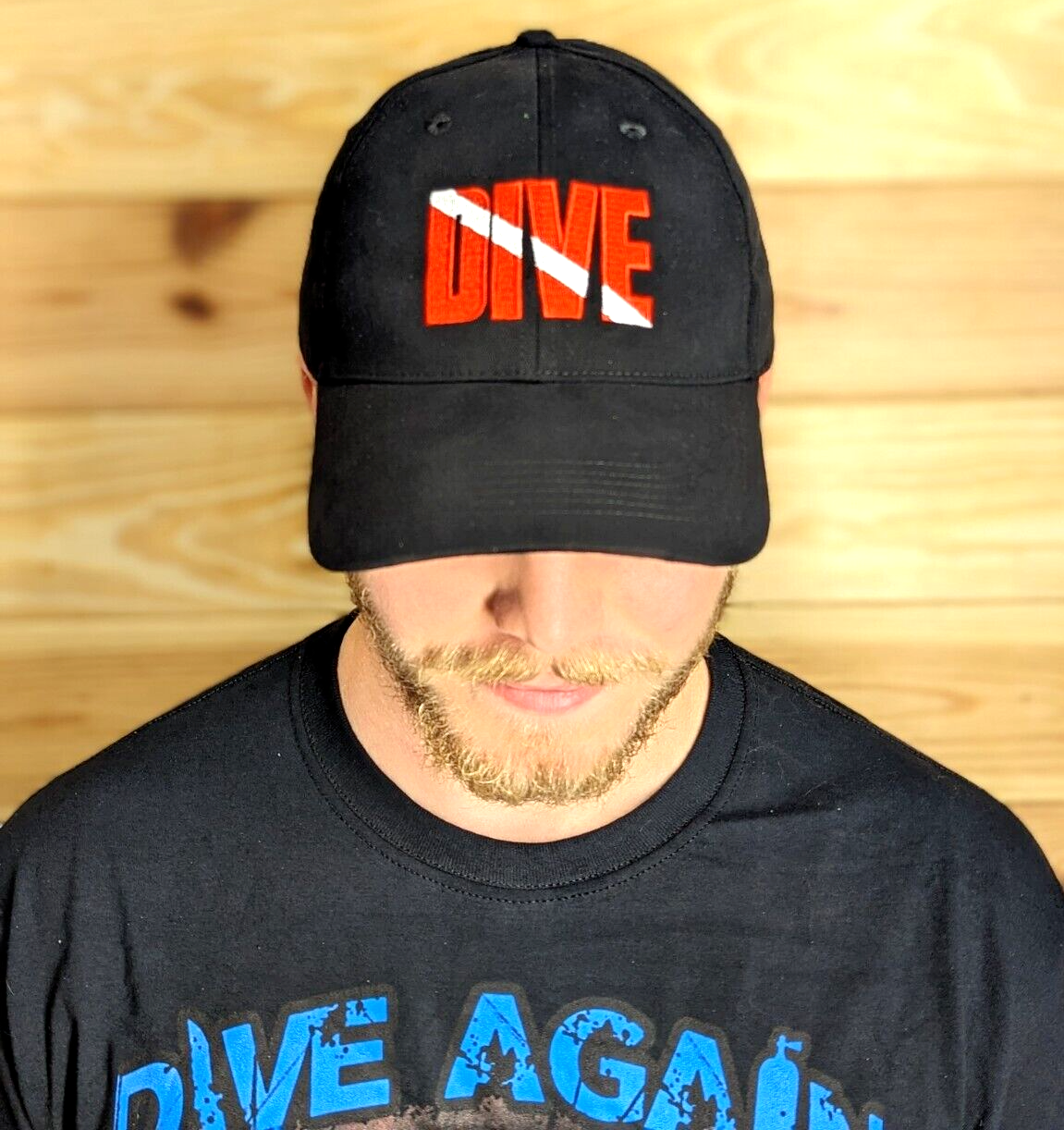 Scuba DIVE Flag Embroidered Logo Hat, Baseball Cap, One Size Fits All5