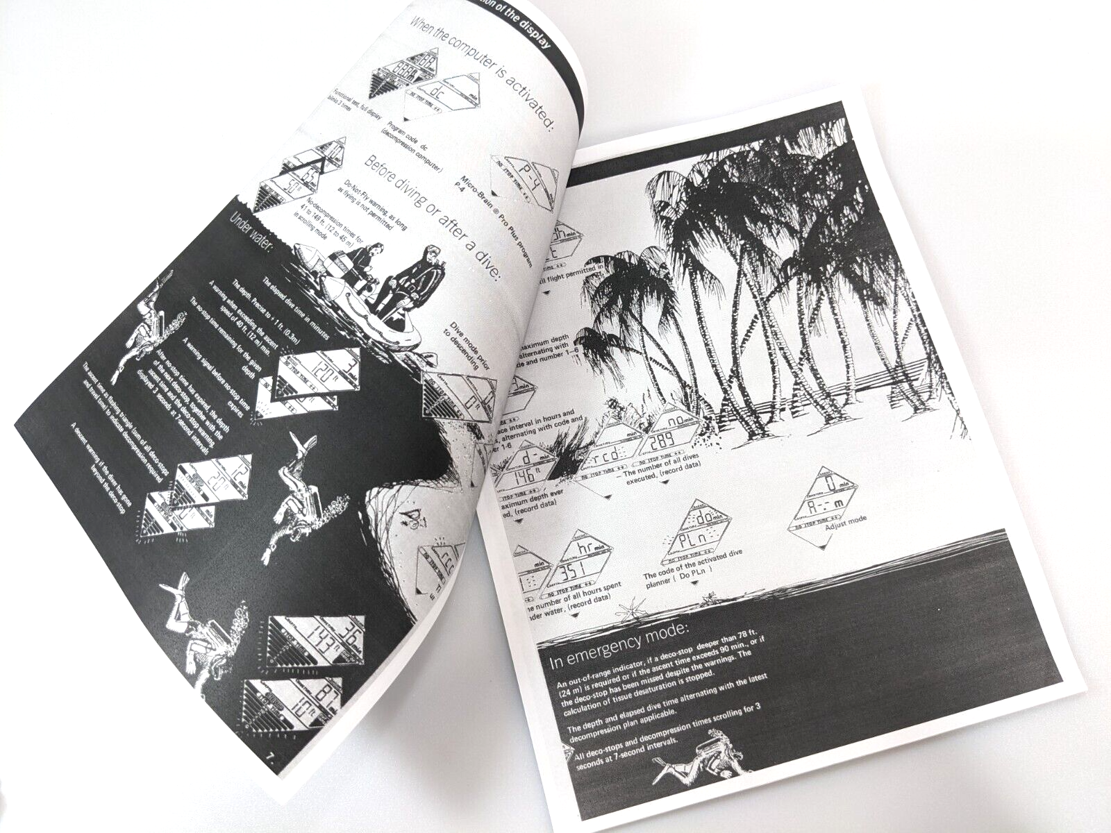 Dacor Micro Brain Pro Plus Scuba Dive Computer Instruction Manual Printed1