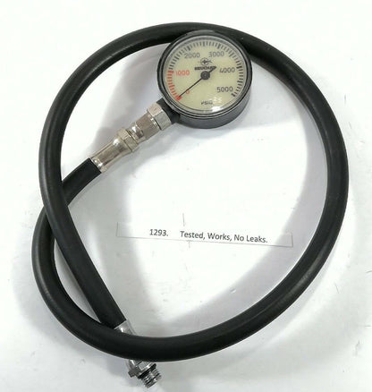 Beuchat 5000 PSI SPG Submersible Pressure Gauge 5,000 Scuba (Oceanic)      #1293