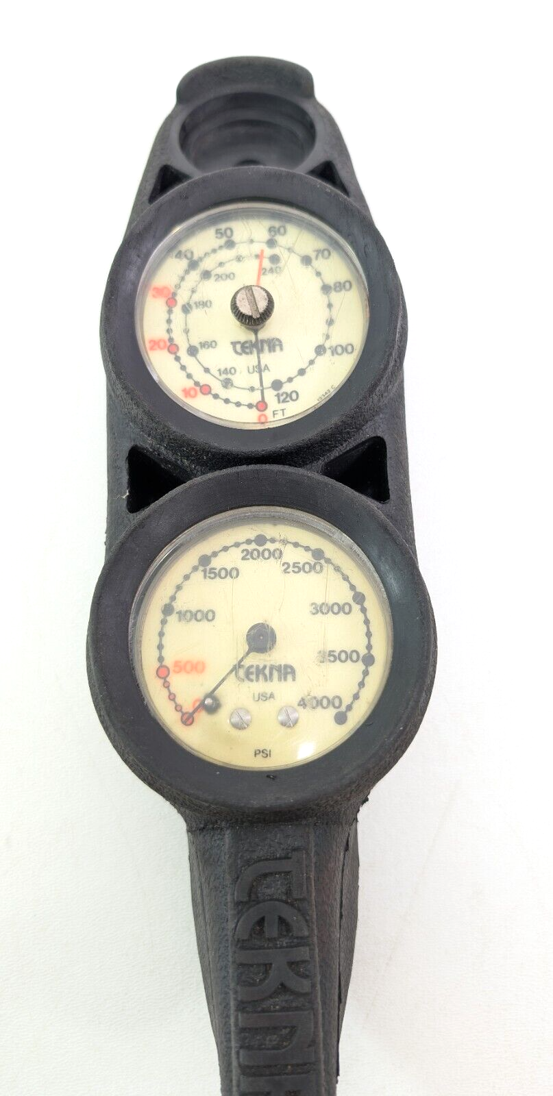 Tekna Scuba Dive 2, 3, or 4 Gauge Complete Console SPG, Depth, Knife Sheath3
